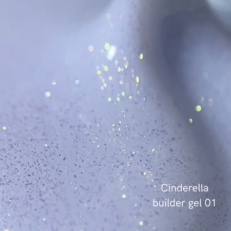 NAILSOFTHEDAY Cinderella Builder Gel 01 - mleczny żel budujący z perłowym połyskiem, 15 g