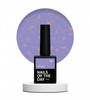 NAILSOFTHEDAY Potal Base 07 – fioletowa baza z miedzianymi holograficznymi płatkami, 10 ml
