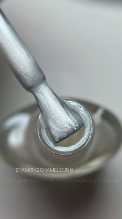 SAGA Professional Lakier do stempli Stamping Kameleon 06 z efektem pyłku, 8 ml