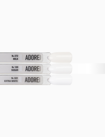 Adore Lakier Hybrydowy 322 Extra White, 12 ml