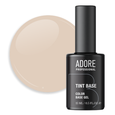 Adore Półprzezroczysta baza kolorowa Tint Base Nr.04 - soywax, 15 ml