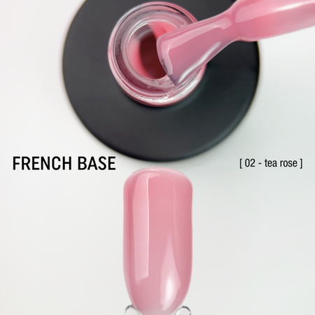 ADORE French Base Nr.02 - tea rose, 15 ml