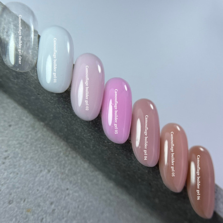 NAILSOFTHEDAY Camouflage Builder Gel Clear - przezroczysty gęsty żel budujący, 30 g