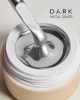 DARK Silver - metaliczny lakier żelowy, 5 g