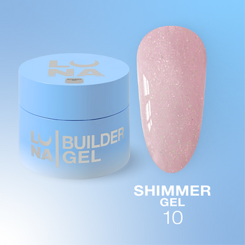 LUNAmoon Shimmer Gel Nr.10 - żel budujący, 15 ml