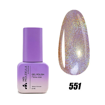 Molekula Professional Lakier hybrydowy Holographic Nr.551, 6 ml