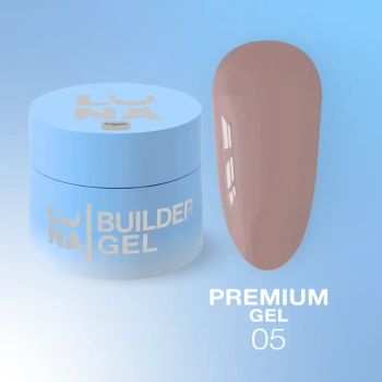 LUNAmoon Premium Gel Nr.05 - żel budujący, 15 ml