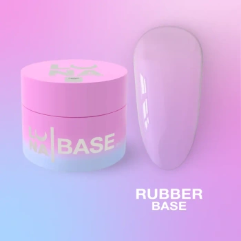 LUNAmoon Rubber Base transparentna baza hybrydowa, 30 ml