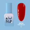 LUNAmoon Gel polish Rich One Color nr.1, 8 ml - lakier hybrydowy