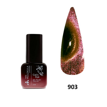 Molekula Professional Lakier hybrydowy 9D Cat's Eye Effect nr.903, 6 ml