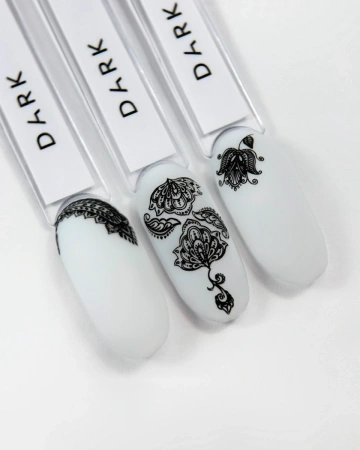 DARK Stamping Polish nr.01 - czarny, 10 ml
