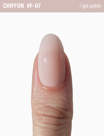 ADORE Lakier hybrydowy do frencha F-07 - chiffon, 12 ml
